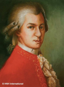 Famous Pianist Wolfgang Amadeus Mozart.